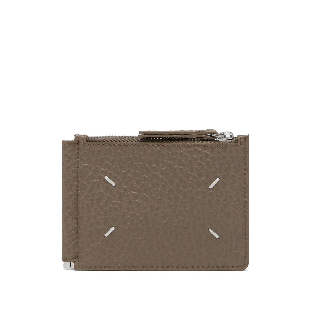 Four Stitches grained leather wallet 1