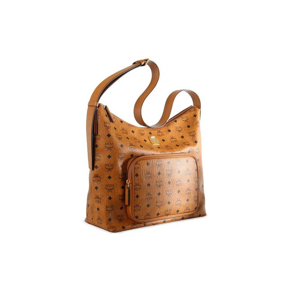 Сумки через плечо MCM Aren Vi Hobo XL 'Cognac' 2