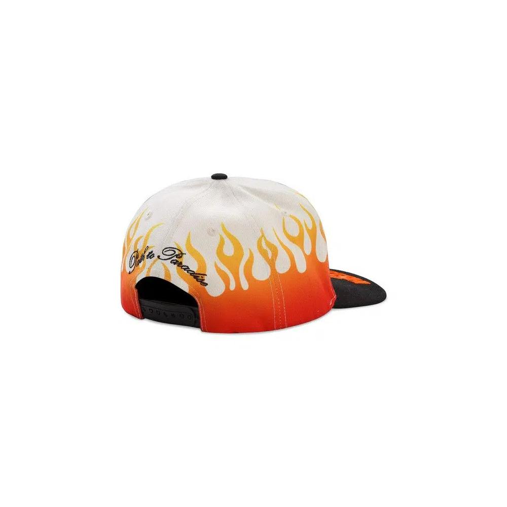 Кепка Hellstar Flame Vintage Snapback Hat 'Cream/Black' 2