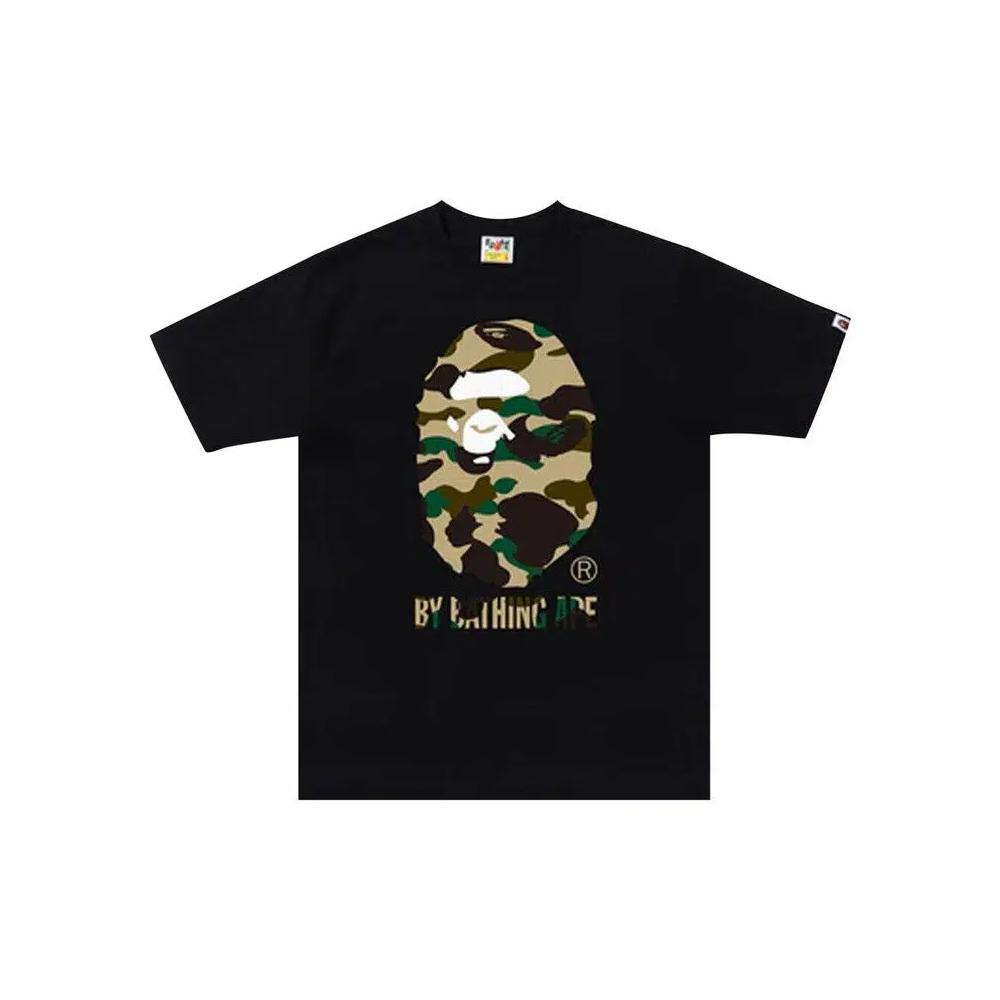 Футболки BAPE 1st Camo By Bathing Ape Tee 'Black/Yellow' 1