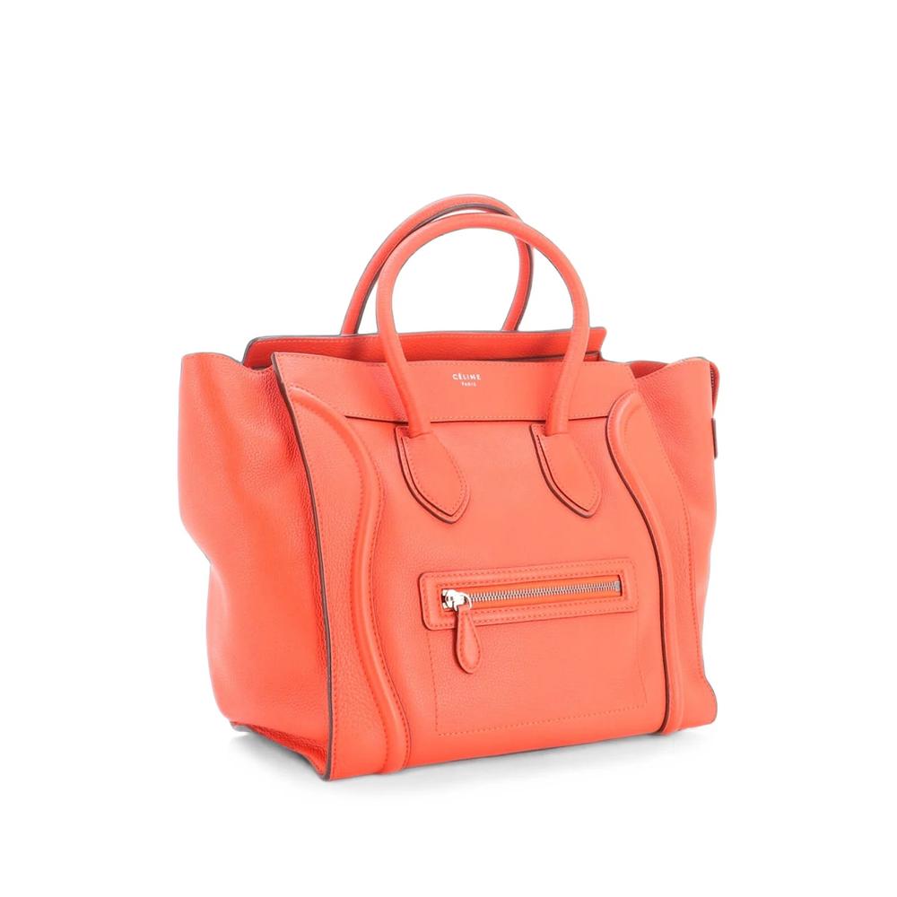 Luggage Bag Grainy Leather Mini tote bag 3