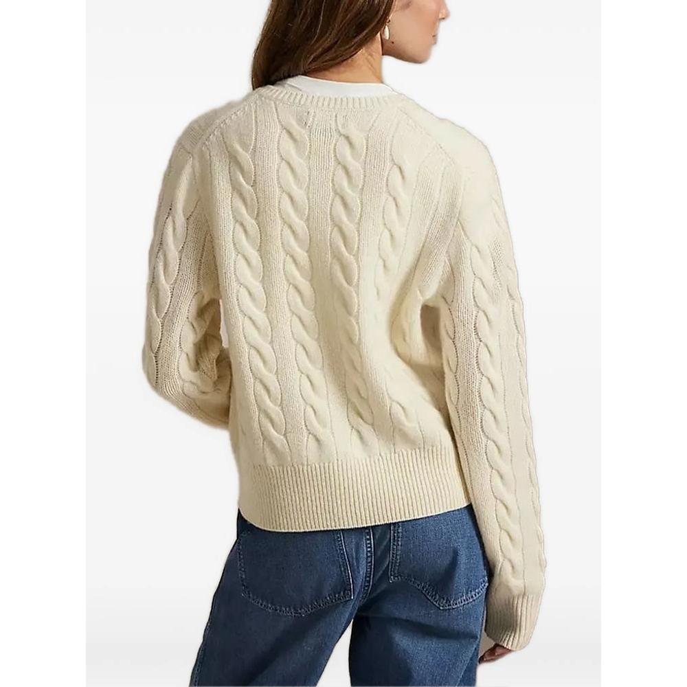 cable-knit wool-cashmere cardigan 3