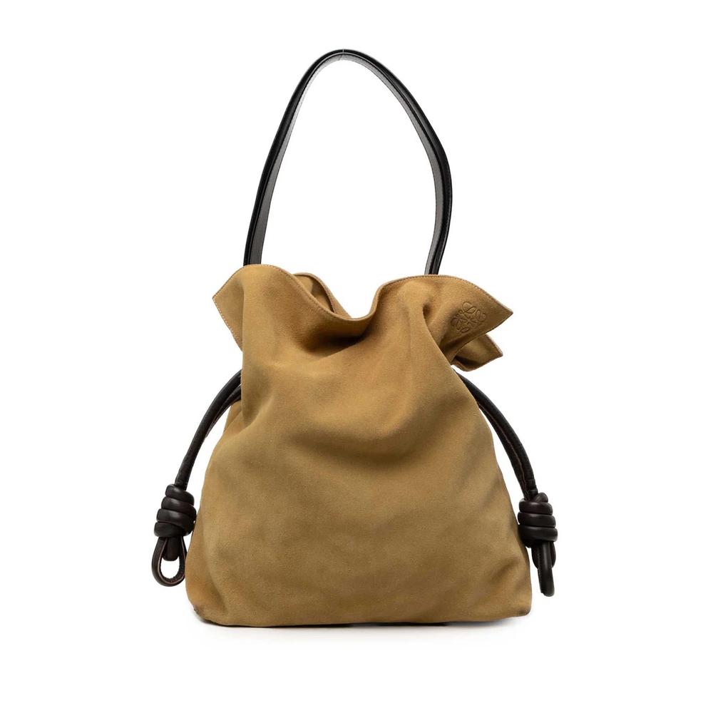 2015 Large Suede Flamenco Knot tote bag 1