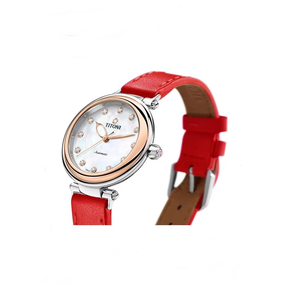MISS LOVELY Автоматические женские часы (TTI-T-23978SRG-STR-622) 3