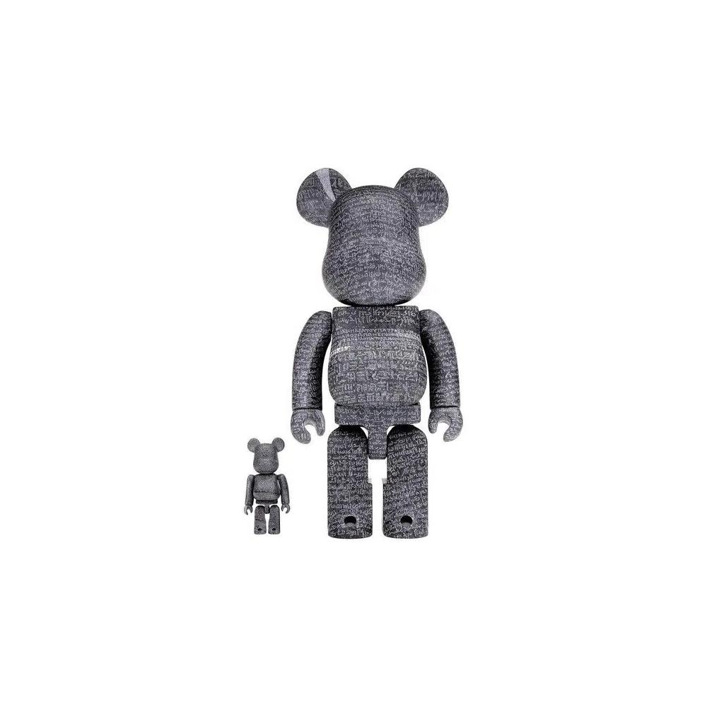 Фигурки BE@RBRICK x The British Museum 100% & 400% Set 'Розеттский камень' 1