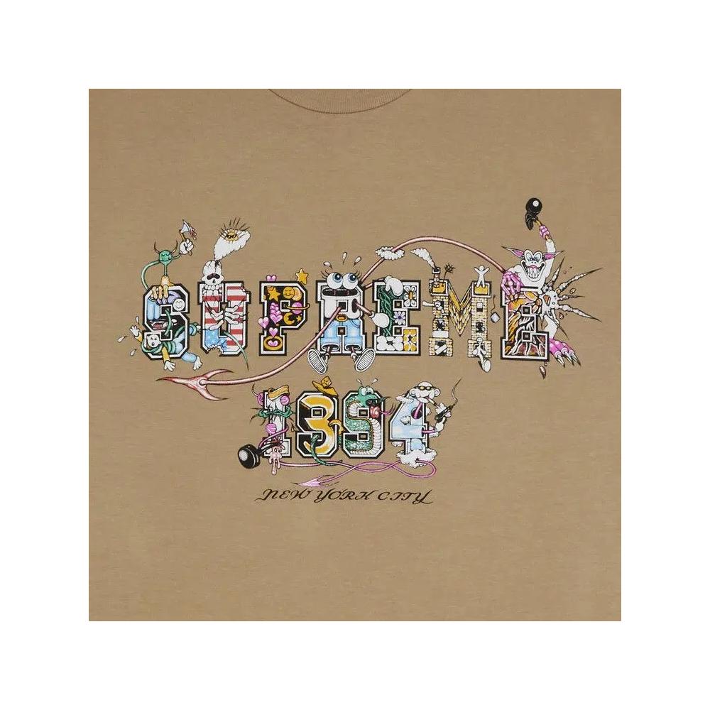 Футболки Supreme Varsity Tee 'Khaki' 2