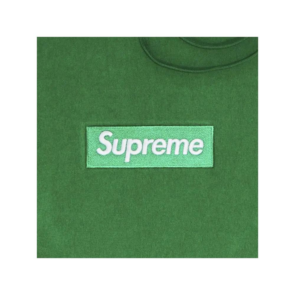 Худи Supreme Box Logo Hooded Sweatshirt 'Green' 2