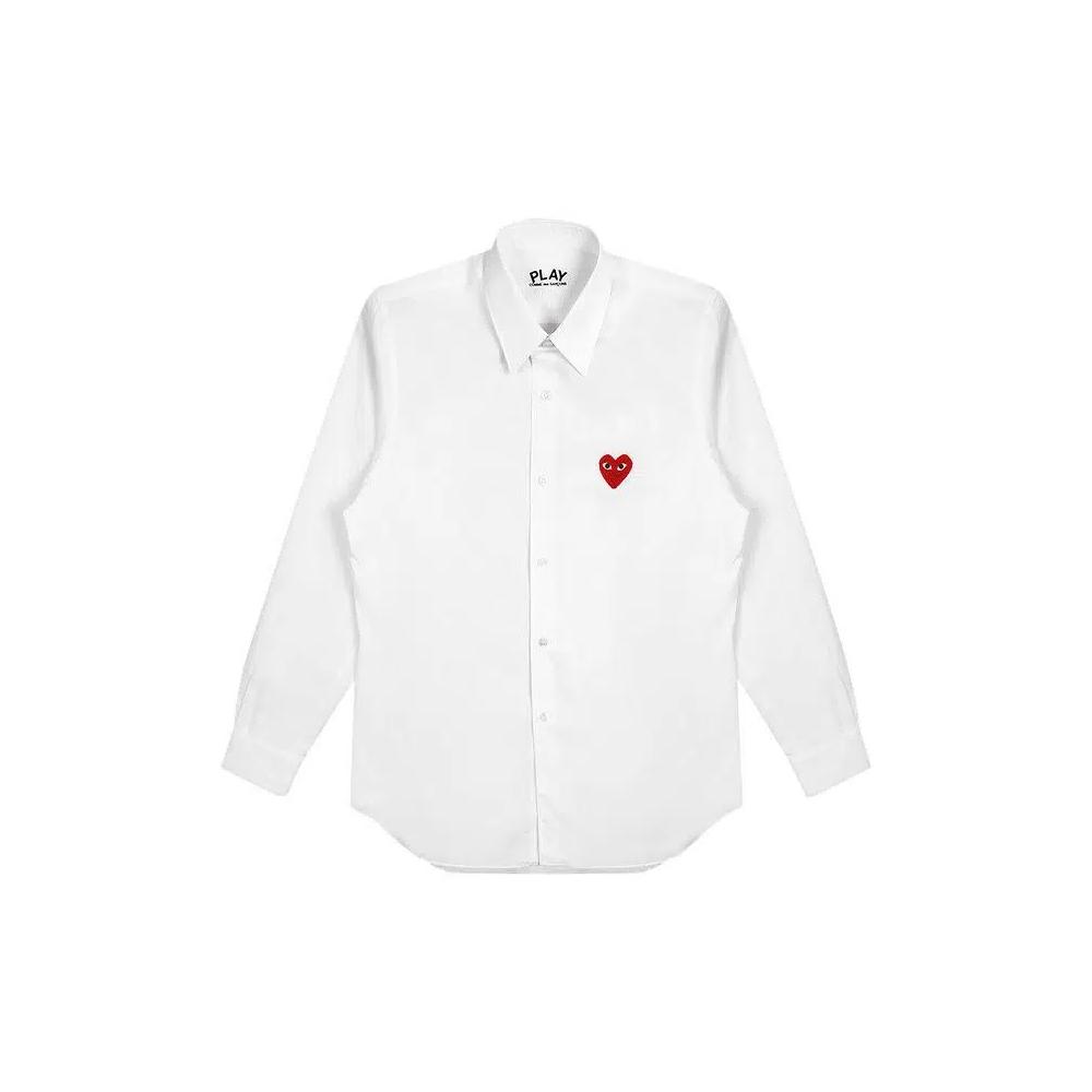 Рубашки на пуговицах Comme des Garçons PLAY Woven Shirt 'White' 1
