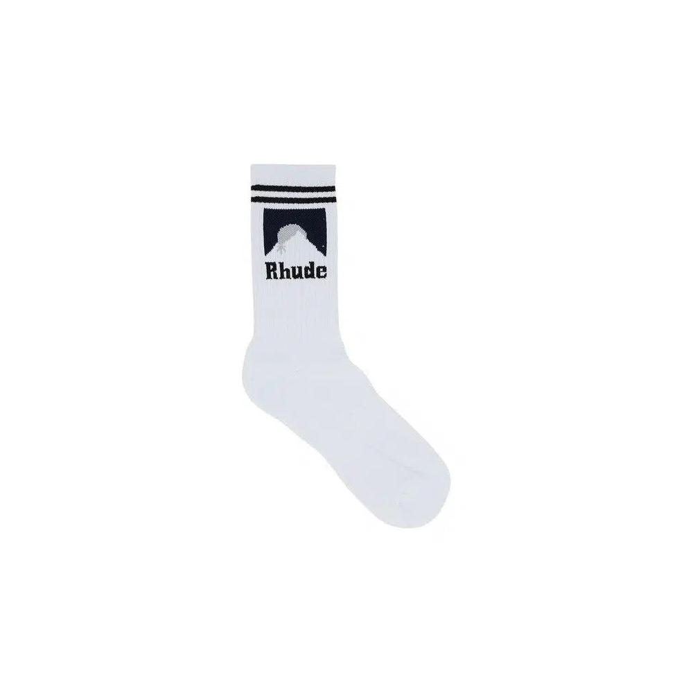 Носки и колготки Rhude Moonlight Sock 'Белый' 2