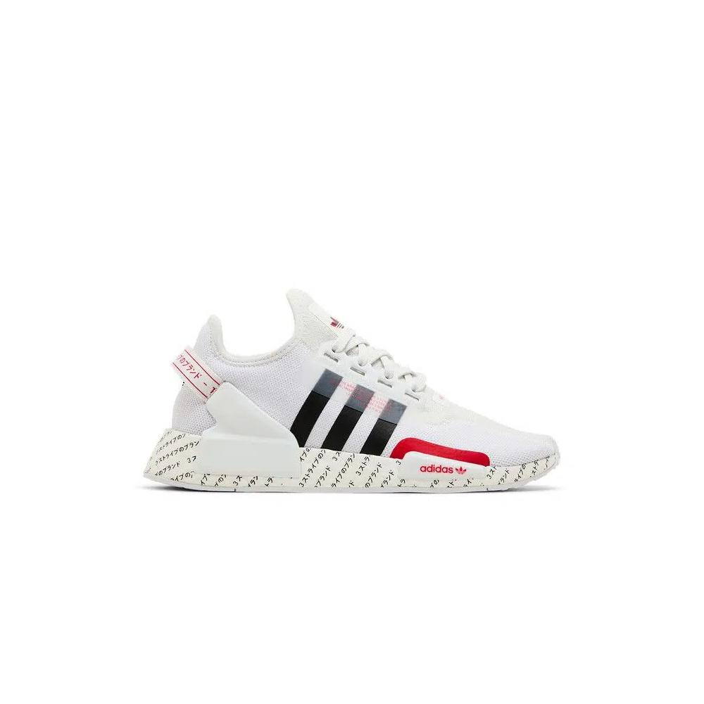 Кроссовки adidas NMD_R1 V2 'Japanese Print - White Red' 1