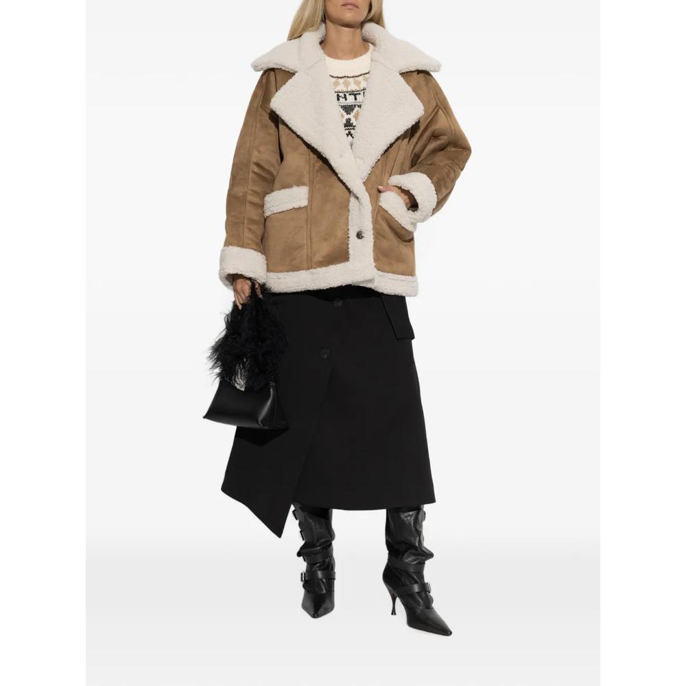 Valter teddy-trim coat 2
