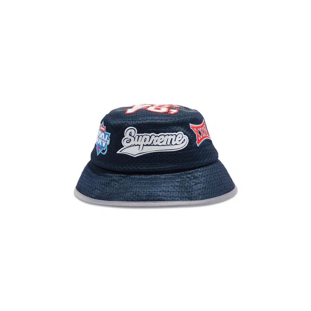 Кепки Supreme Playoffs Mesh Crusher 'Navy' 1