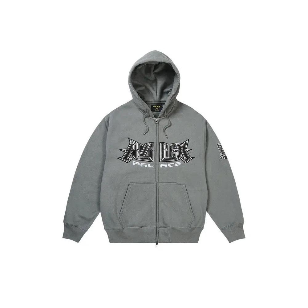 Худи Palace x Avirex Zip Hood 'Charcoal' 1