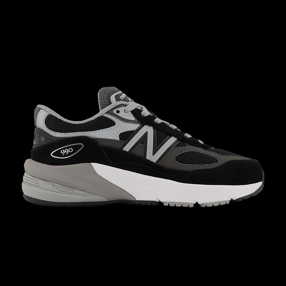 Кроссовки New Balance 990v6 Little Kid 'Black Silver' 1