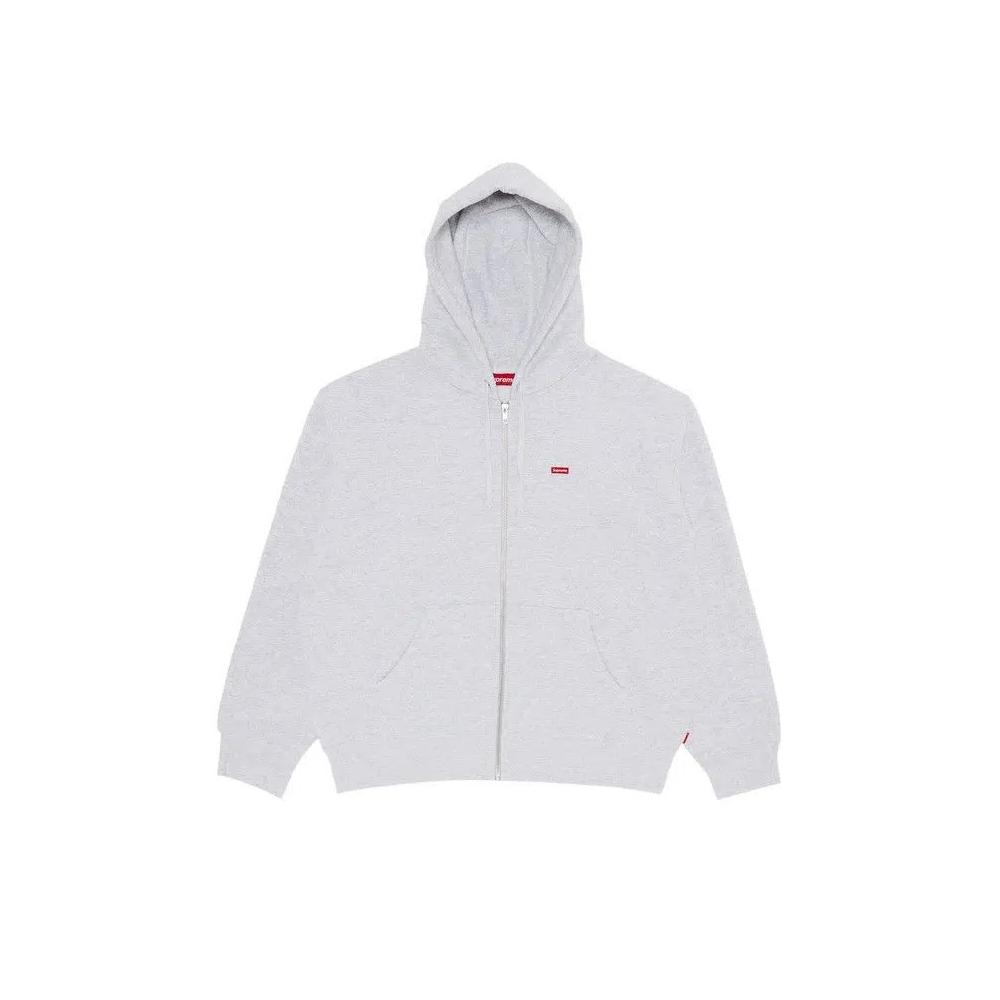 Худи Supreme Small Box Zip Up Hooded Sweatshirt 'Ash Grey' 1