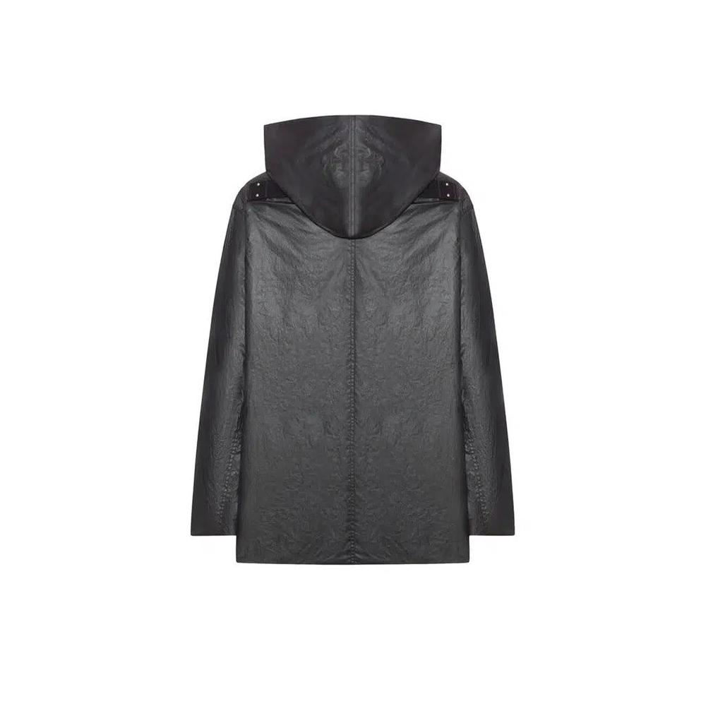 Верхняя одежда Rick Owens Cropped Mac Jacket 'Черный' 2