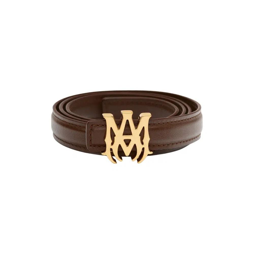 Ремни Amiri MA Belt 'Brown/Gold' 1