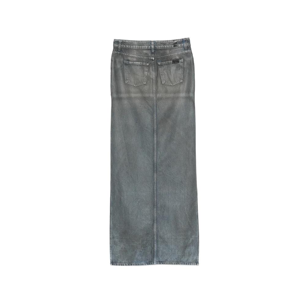 coated paneled denim skirt 2