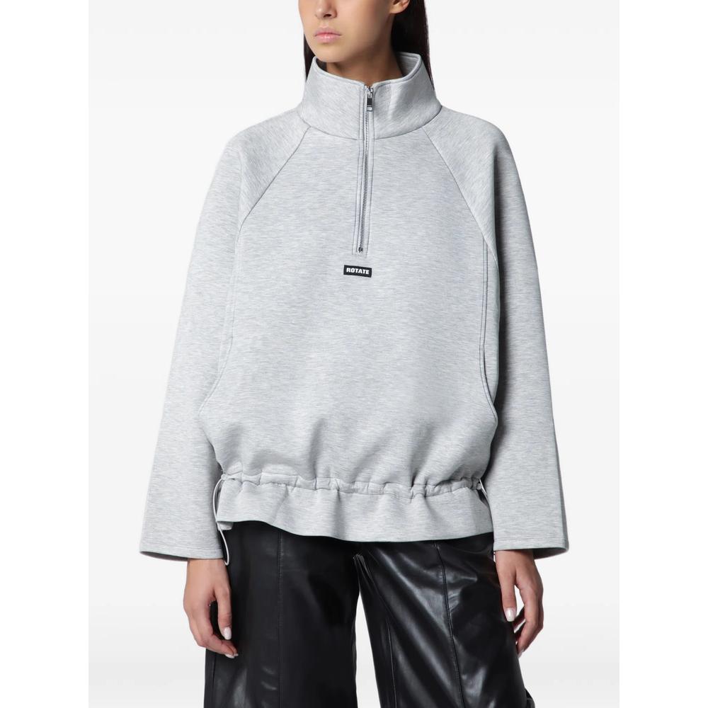 scuba half zip jacket light grey 1