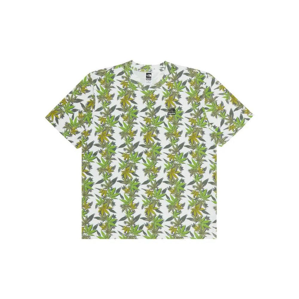 Футболки Supreme x The North Face Leaf Short-Sleeve Top 'White' 1