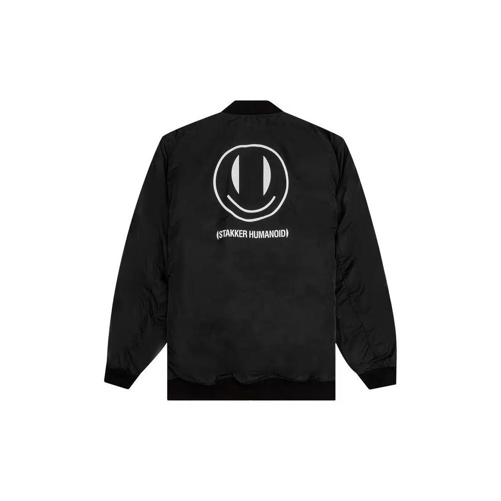 Бомберы Raf Simons Bomber Jacket With Print And Badge 'Черный' 2