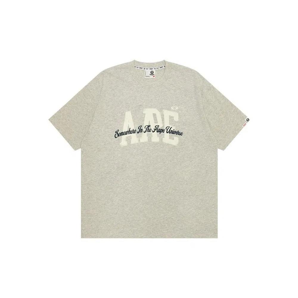 Футболки AAPE Unvs Tee 'Белый/Серый' 1