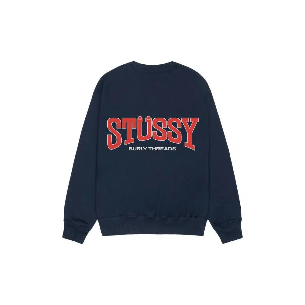 Топы Stussy Burly Threads Crew 'Темно-синий' 2