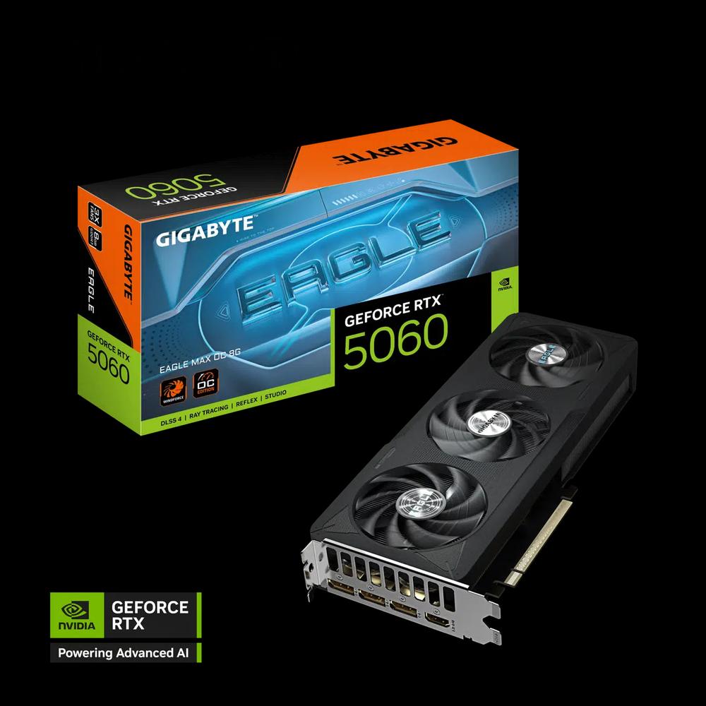 GIGABYTE GeForce RTX 5060 EAGLE MAX OC 8G видеокарта 4