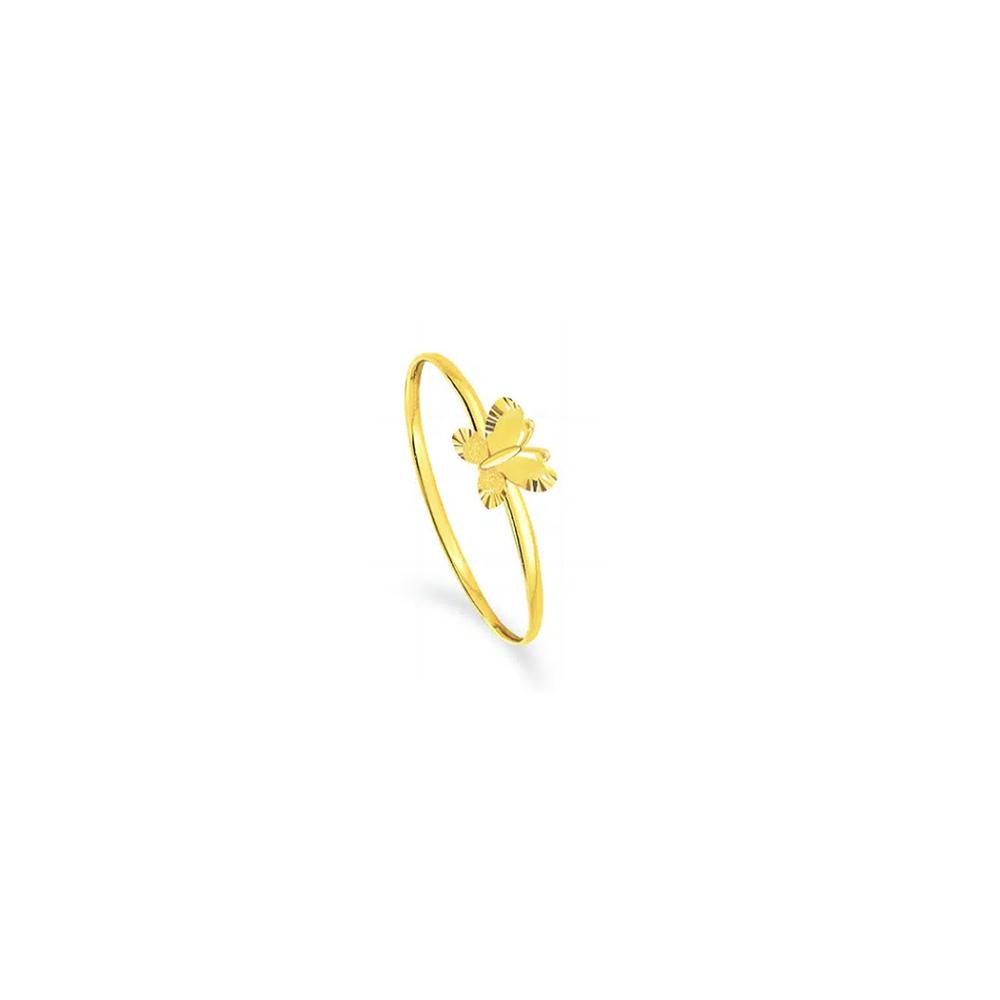 Кольцо с мини-бабочкой из золота 375/9K C005 1