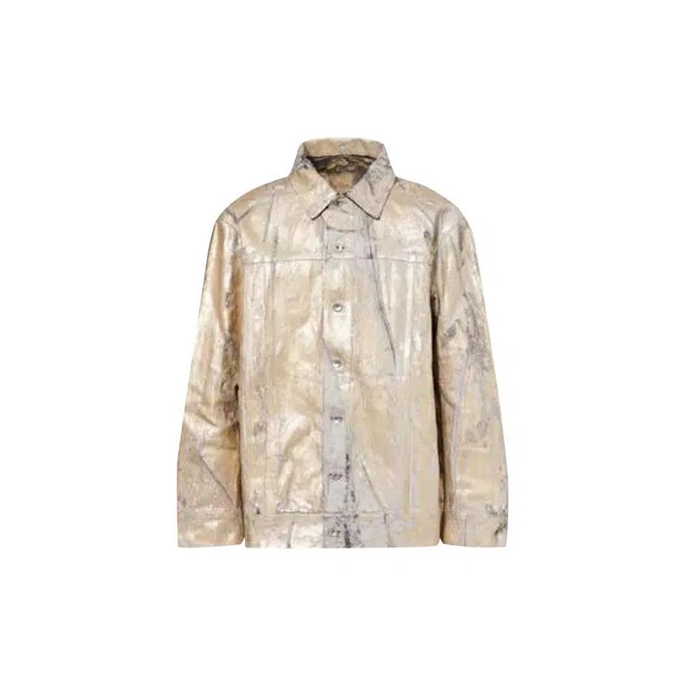 Джинсовые куртки Rick Owens DRKSHDW Jumbo Worker Denim Jacket 'Gold' 1