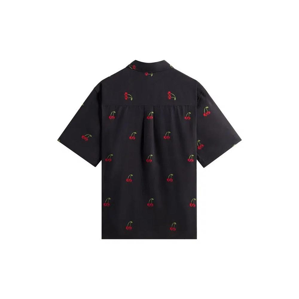 Рубашки на пуговицах Kith Printed Cherry Cupro Linen Beckham Buttondown 'Black' 2