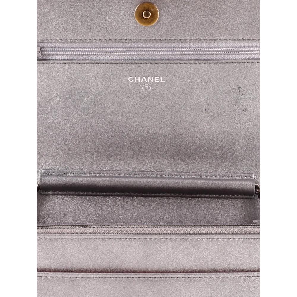 Gabrielle Wallet on Chain Quilted Aged Calfskin crossbody bag 6
