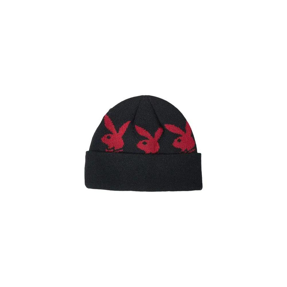 Шапка-бини Pleasures Jaquard PB Beanie 'Black' 2