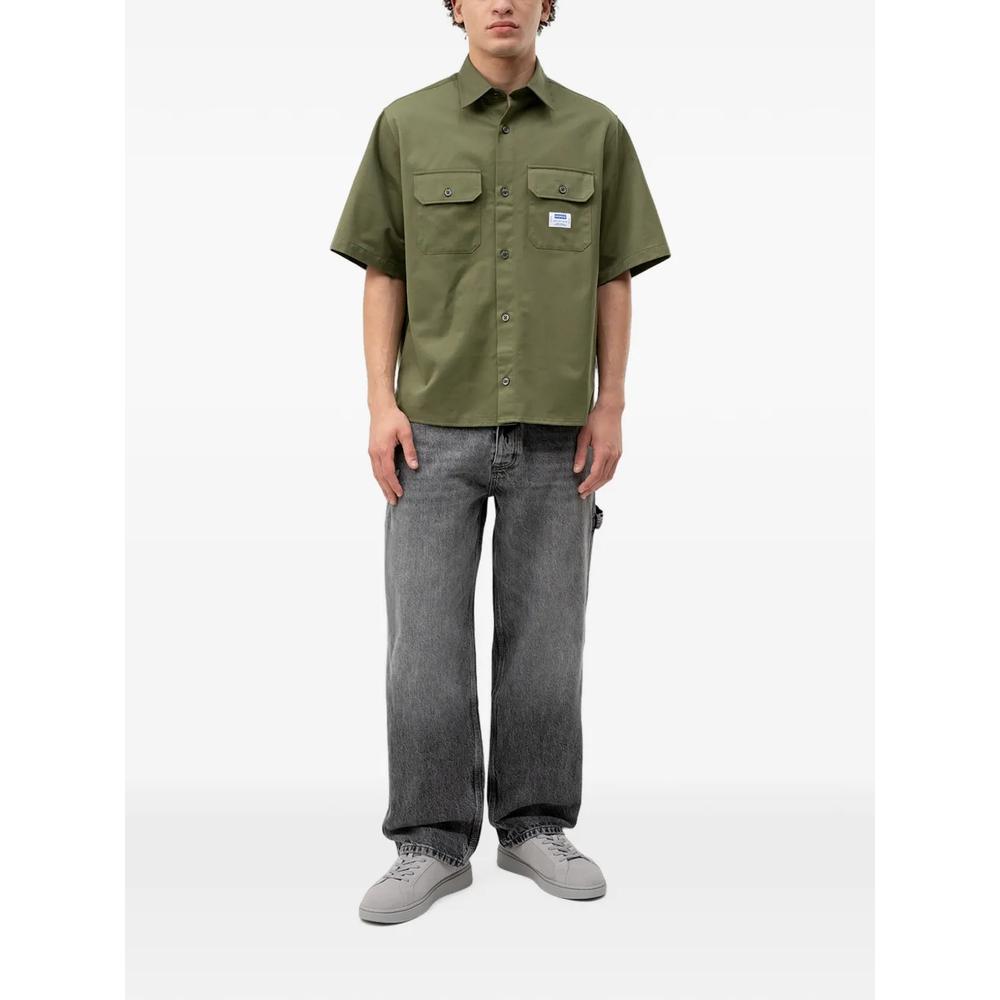 logo-patch short-sleeve shirt 2
