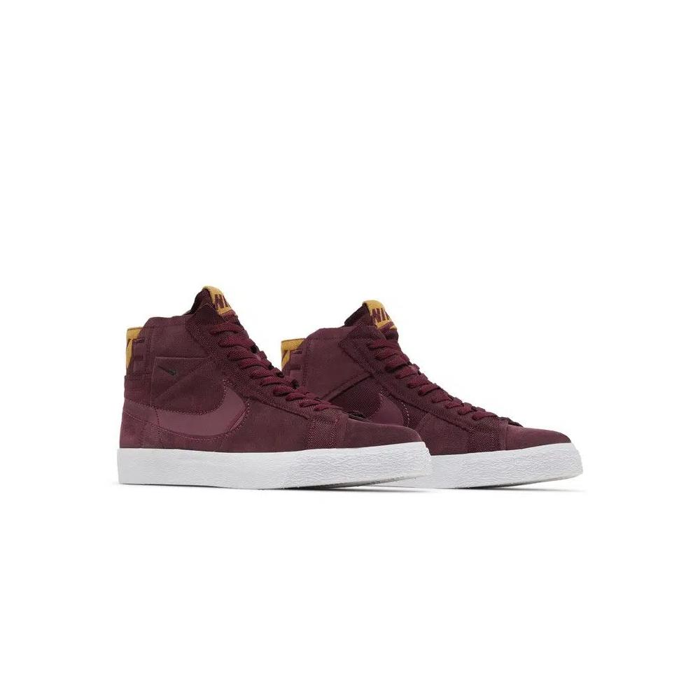 Кроссовки Nike Zoom Blazer Mid Premium SB 'Maroon Patchwork' 8