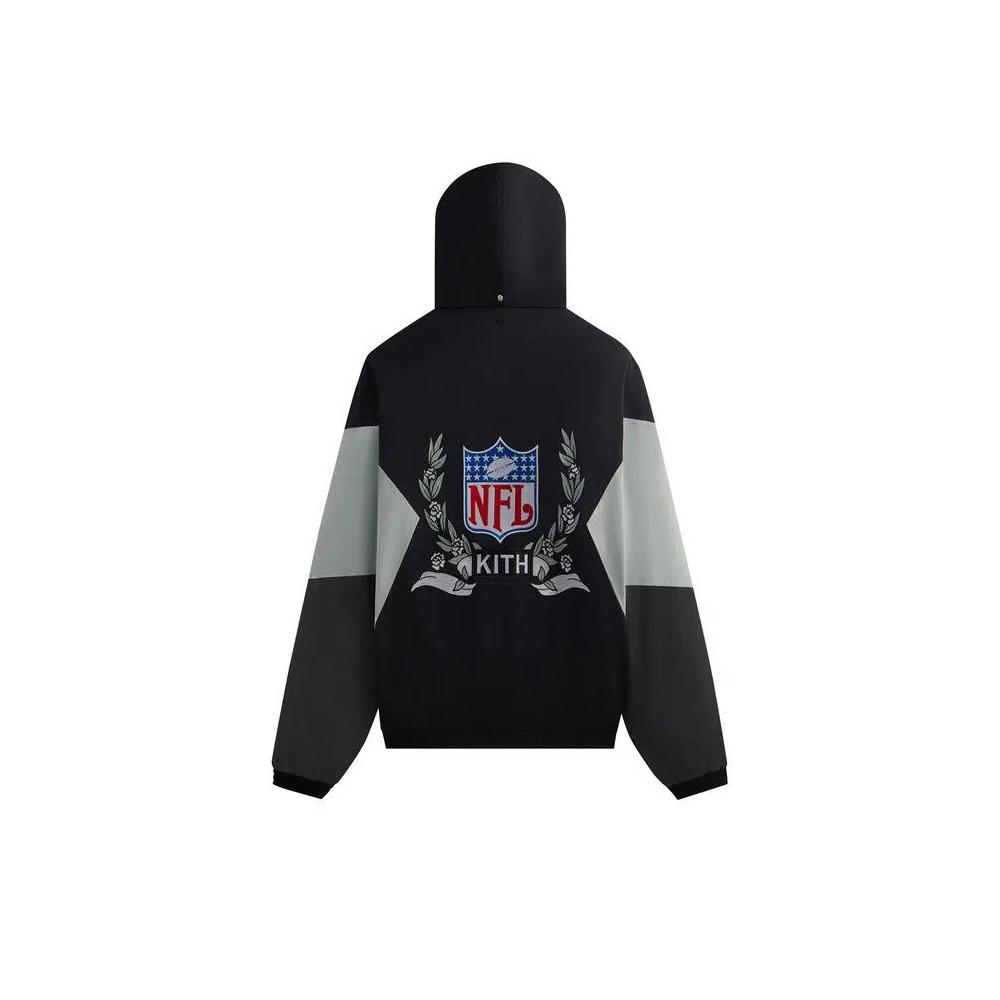 Анораки Kith & '47 for the NFL: Raiders Quarter Zip Anorak With Hood 'Black' 2