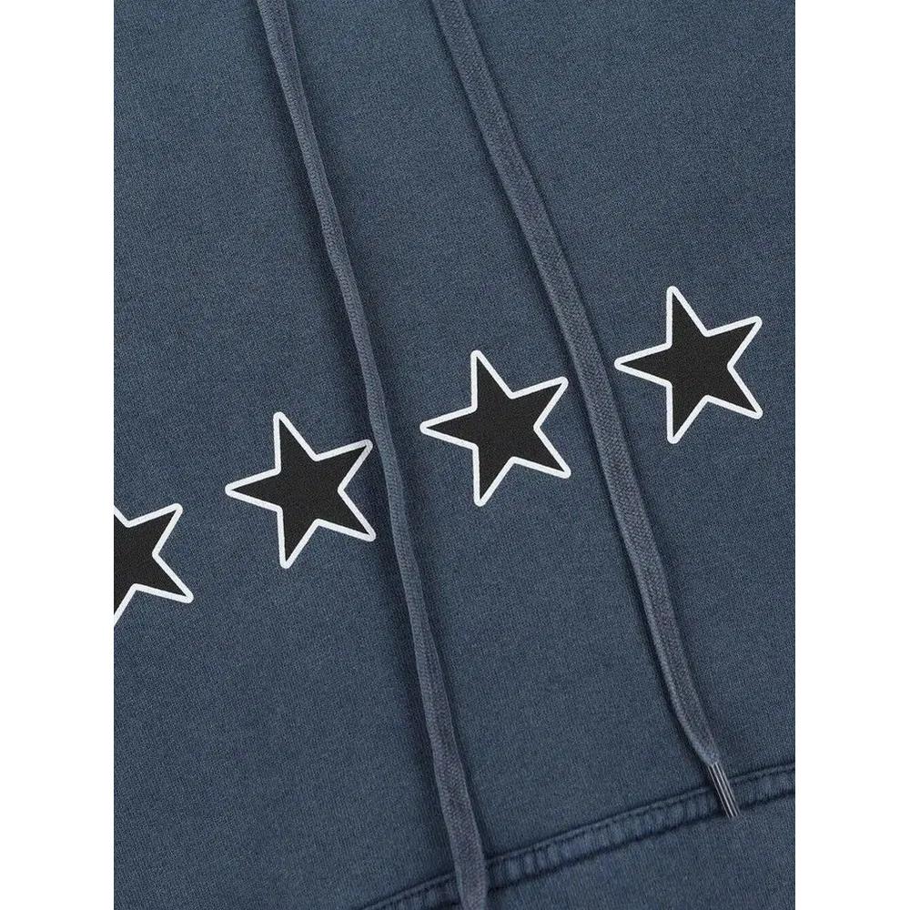 Худи Balenciaga Oversized Drawstring Hoodie 'Вымытый синий' 3
