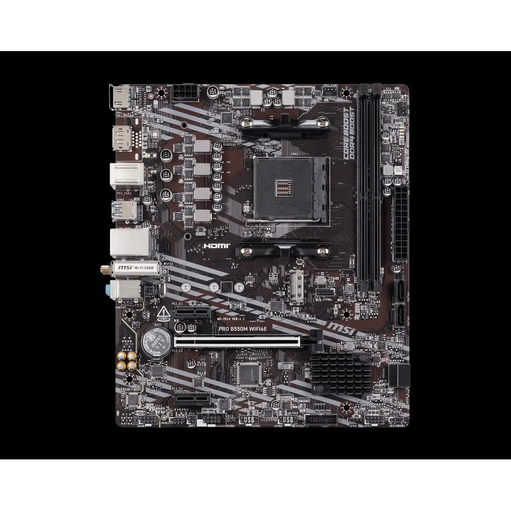 MSI PRO B550M WIFI6E Micro-ATX материнская плата (DDR4) 4