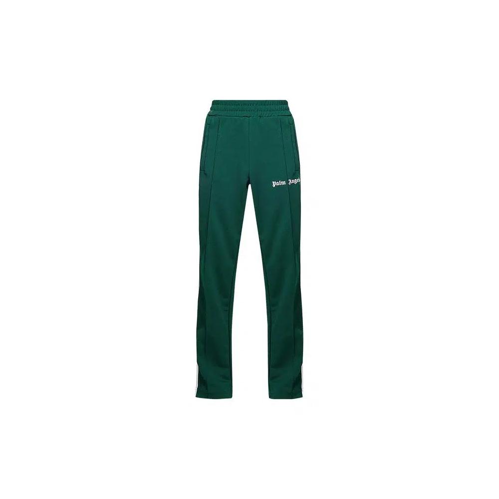 Palm Angels Classic Track Pants 'Зеленый/Белый' 1