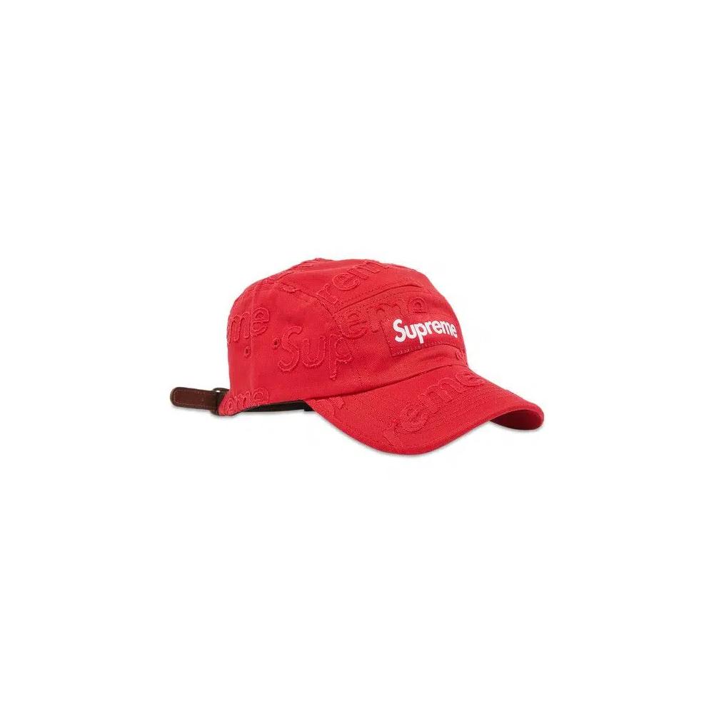 Кепки Supreme Lasered Twill Camp Cap 'Красный' 2
