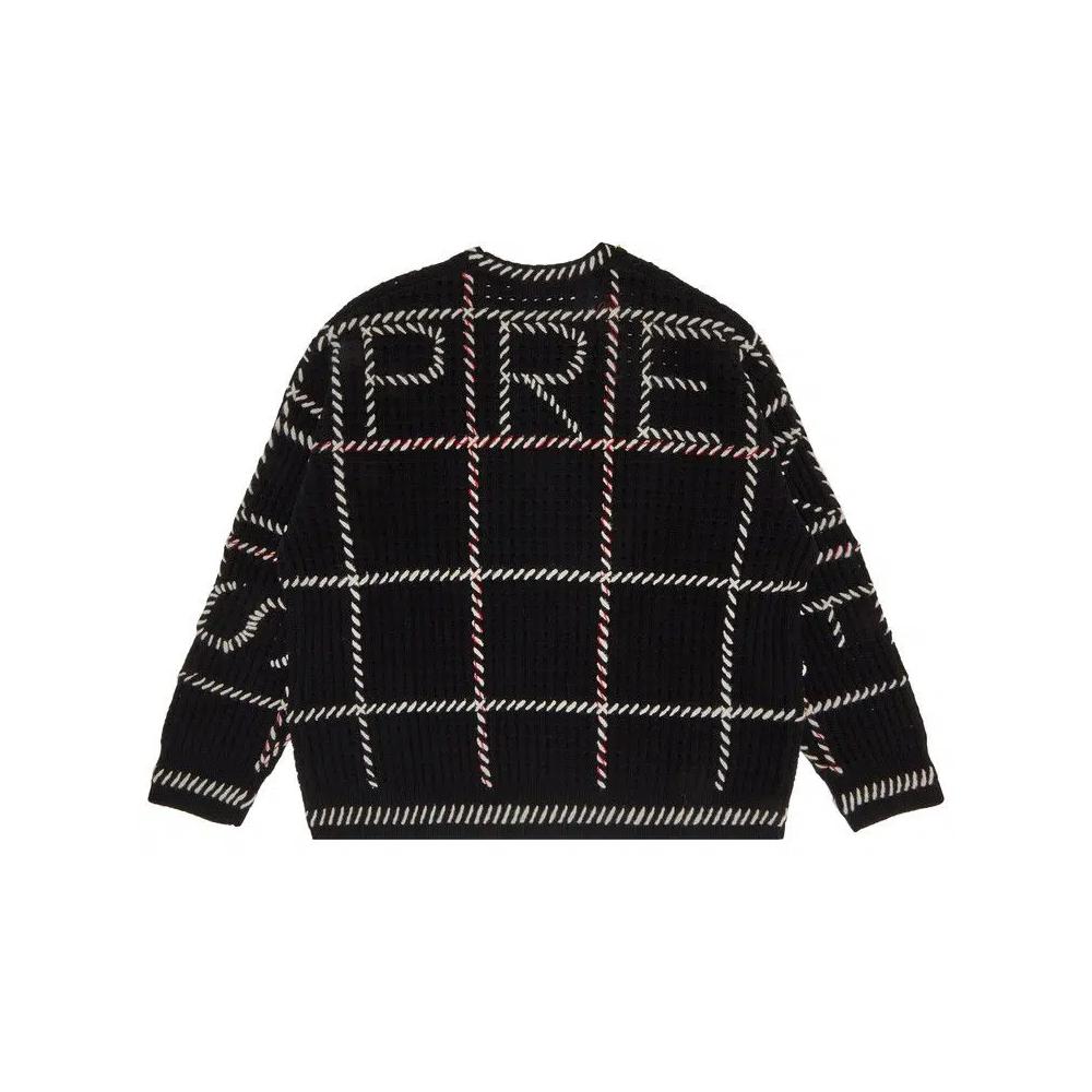 Свитера Supreme Quilt Stitch Sweater 'Black' 2