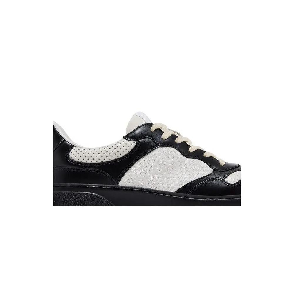 Кроссовки Gucci GG Embossed Sneaker «Black White» 2