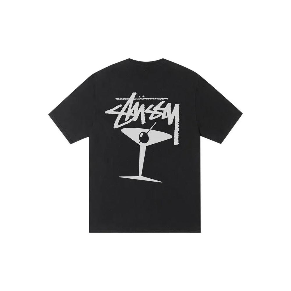 Топы Stussy Martini Tee Pigment Dyed 'Black' 2