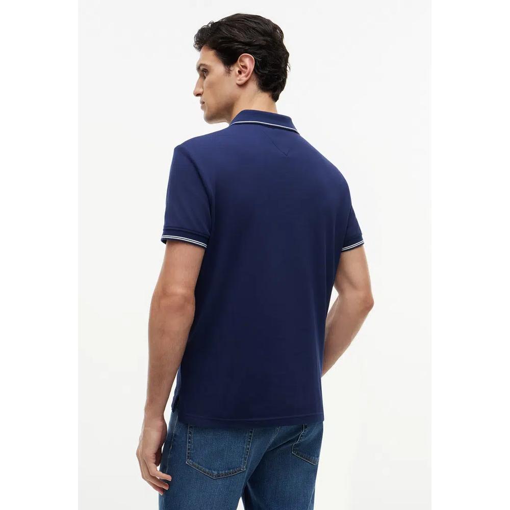 Поло Heritage Regular Fit Stripe Trim Polo Shirt - Th Mainline 2