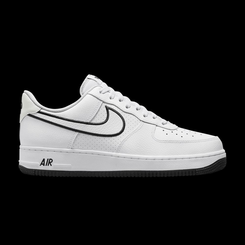 Кроссовки Nike Air Force 1 '07 'Embroidered Swoosh - White Black' 1