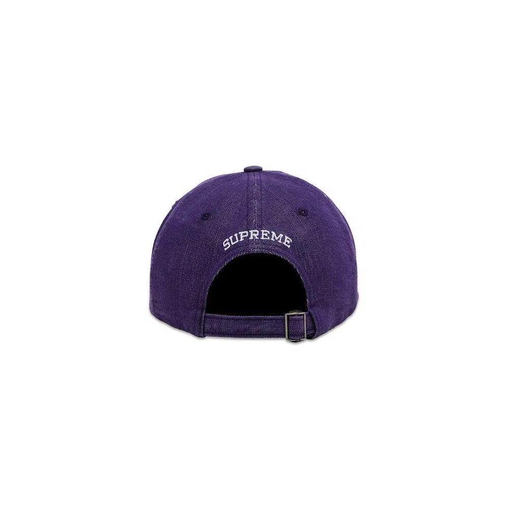 Шапки Supreme Cordura Denim S Logo 6-Panel 'Фиолетовый' 4