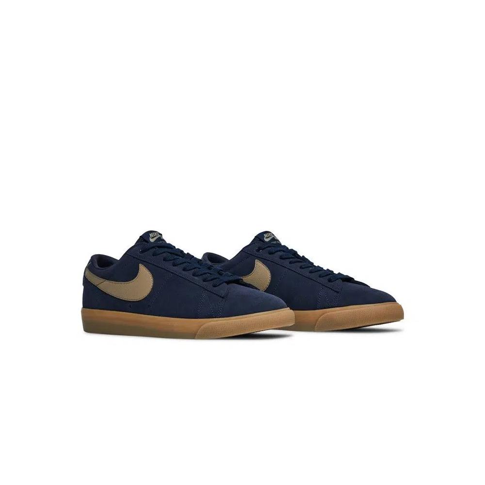 Кроссовки Nike Blazer Low SB 'Темно-синий Жвачка' 8