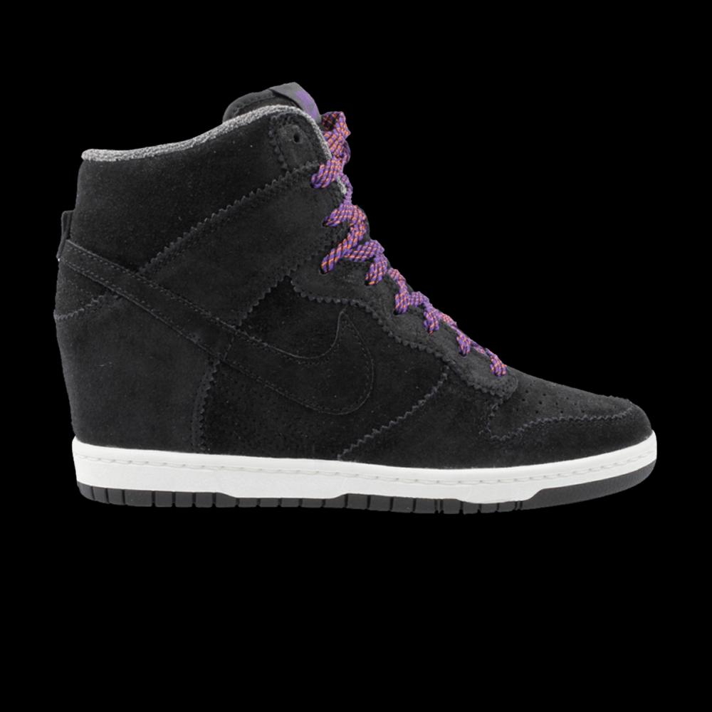 Кроссовки Nike Wmns Dunk Sky High 'Black Court Purple' 1