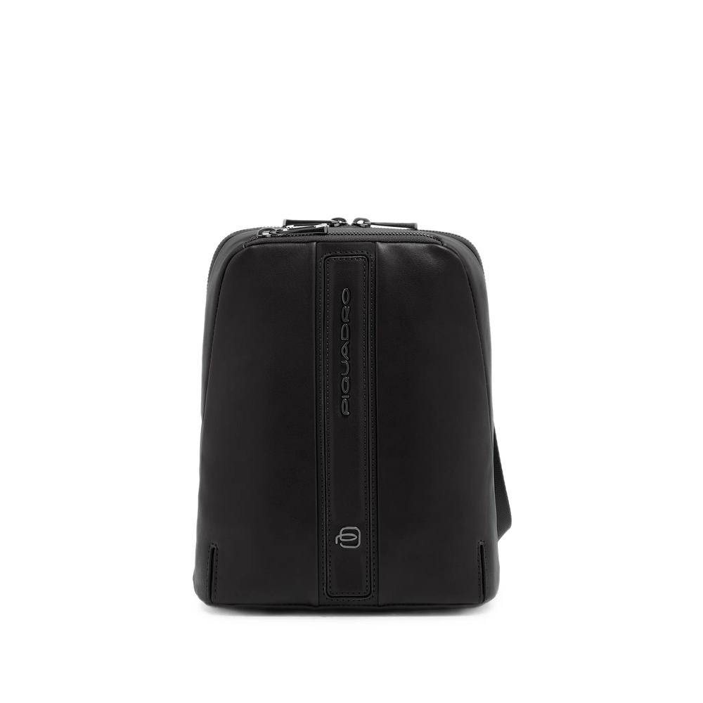 logo-plaque leather iPad® mini messenger bag 1