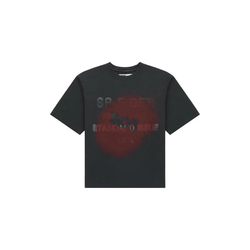 Футболки с коротким рукавом Sp5der Black Standard Issue Tee 'Black' 1